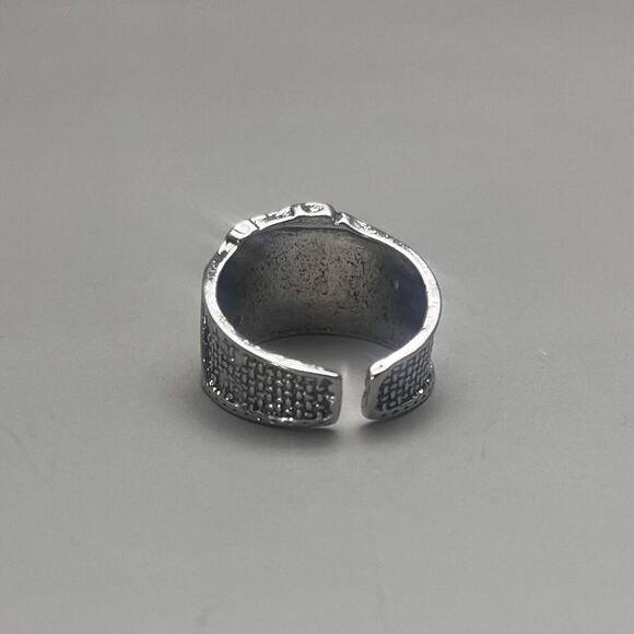 Y2K Vintage Silver Deck of Cards Ring – Adjustable Size, Unisex, Brand New - Picture 8 of 8